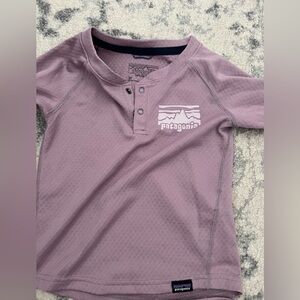 Baby Patagonia Capilene mid weight Henley top and bottom